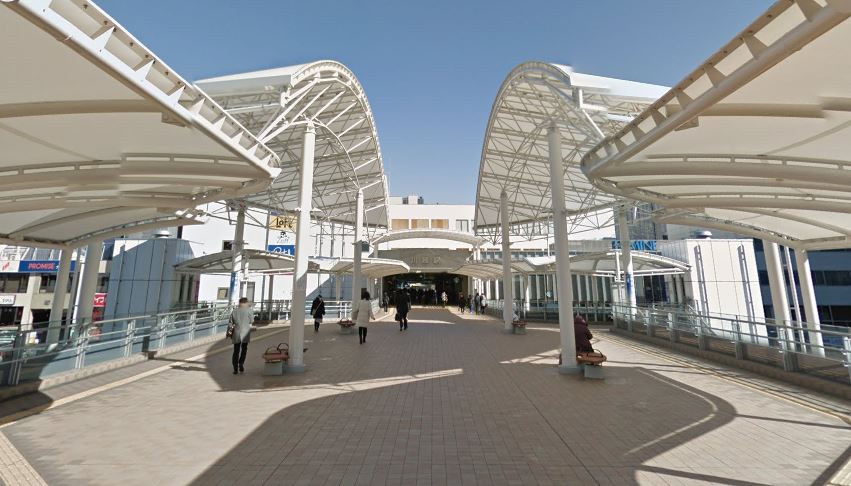 川越駅西口ペデストリアンデッキ