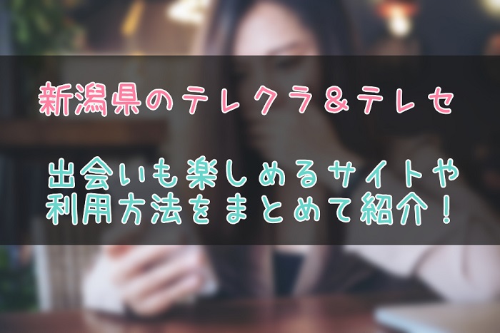 新潟のテレクラとテレセ事情