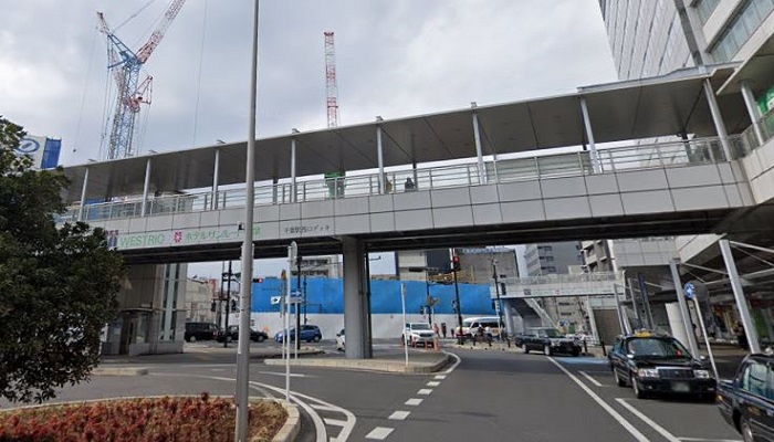 千葉駅西口ペデストリアンデッキ